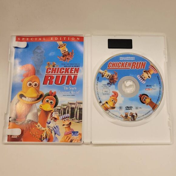 Chicken Run DVD Special Edition Pre-owned (2000) - Picture 3 of 4